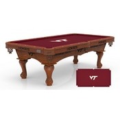 Virginia Tech 8' Pool Table by Holland Bar Stool Co., PT8VATech