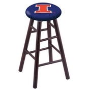 Stool with Illinois Logo Seat by Holland Bar Stool Co., RCMSDCIlliniU