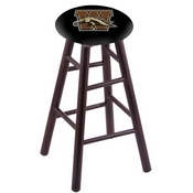 Stool with Western Michigan Logo Seat by Holland Bar Stool Co., RCMSDCWestMI