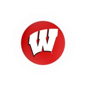 Stool with Wisconsin "W" Logo Seat by Holland Bar Stool Co., RCMSDCWisc-W