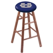 Stool with Utah State Logo Seat by Holland Bar Stool Co., RCMSDCUtahSt