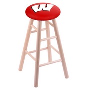 Stool with Wisconsin "W" Logo Seat by Holland Bar Stool Co., RCMSDCWisc-W