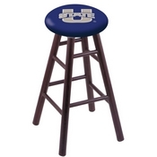 Stool with Utah State Logo Seat by Holland Bar Stool Co., RCMSDCUtahSt