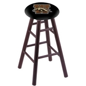 Stool with Western Michigan Logo Seat by Holland Bar Stool Co., RCMSDCWestMI