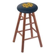 Stool with Notre Dame (ND) Logo Seat by Holland Bar Stool Co., RCMSDCND-ND