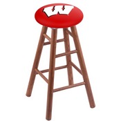 Stool with Wisconsin "W" Logo Seat by Holland Bar Stool Co., RCMSDCWisc-W