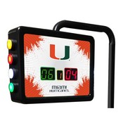 University of Miami (FL) Shuffleboard Electronic Scoring Unit by Holland Bar Stool, SBScUnMia-FL