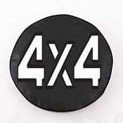4 x 4 Tire Cover by Holland Bar Stool Co., AGS-TCC4x4BK