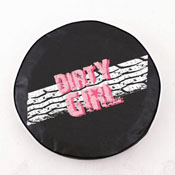 Dirty Girl (Tread) Tire Cover by Holland Bar Stool Co., AGS-TCCDGTredBK