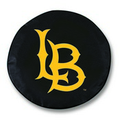 Long Beach State University Tire Cover by Holland Bar Stool Company, AGS-TCALBStUnBK