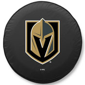 Vegas Golden Knights Tire Cover by Holland Bar Stool Company, AGS-TCALVGdKnBK