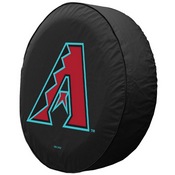 Arizona Diamondbacks Vinyl Tire Cover, AGS-TCAMLBAriBK