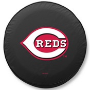 Cincinnati Reds Vinyl Tire Cover, AGS-TCAMLBCinBK