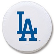 Los Angeles Dodgers Vinyl Tire Cover, AGS-TCAMLBLADBK