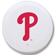 Philadelphia Phillies Vinyl Tire Cover, AGS-TCAMLBPhiBK