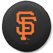 San Francisco Giants Vinyl Tire Cover, AGS-TCAMLBSFGBK