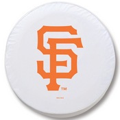 San Francisco Giants Vinyl Tire Cover, AGS-TCAMLBSFGBK