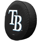 Tampa Bay Rays Vinyl Tire Cover, AGS-TCAMLBTamBK