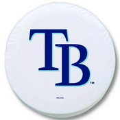 Tampa Bay Rays Vinyl Tire Cover, AGS-TCAMLBTamBK