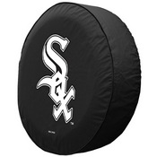 Chicago White Sox Vinyl Tire Cover, AGS-TCAMLBWSxBK
