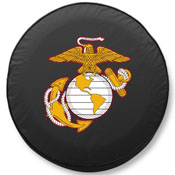 United States Marine Corps (Red/Yellow) Tire Cover by Holland Bar Stool Company, AGS-TCAMarineRYBK