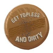 Get Topless and Dirty (with treads) Tire Cover by Holland Bar Stool Co., AGS-TCCTplsTrdTN