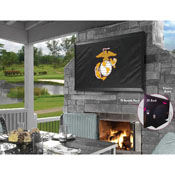 United States Marine Corps (Red/Yellow) TV Cover by Holland Bar Stool Company, AGS-TV30MarineRY