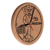 Arizona Laser Engraved Wood Clock by the Holland Bar Stool Co., WClkLNatArizUn