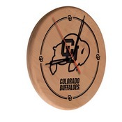Colorado Laser Engraved Wood Clock by the Holland Bar Stool Co., WClkLNatColoUn