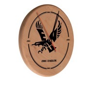 Eastern Washington Laser Engraved Wood Clock by the Holland Bar Stool Co., WClkLNatEastWA