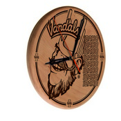 Idaho Laser Engraved Wood Clock by the Holland Bar Stool Co., WClkLNatIdahoU