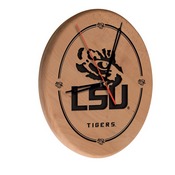 Louisiana State Laser Engraved Wood Clock by the Holland Bar Stool Co., WClkLNatLaStUn