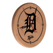 Detroit Tigers 13" Solid Wood Engraved Clock, WClkLNatMLBDet