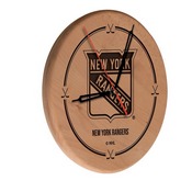New York Rangers Laser Engraved Wood Clock by the Holland Bar Stool Co., WClkLNatNYRang