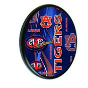 Auburn Digitally Printed Wood Clock by the Holland Bar Stool Co., WClkPBlkAuburn