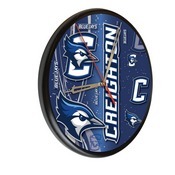 Creighton Digitally Printed Wood Clock by the Holland Bar Stool Co., WClkPBlkCrghtn