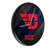 University of Dayton Digitally Printed Wood Clock by the Holland Bar Stool Co., WClkPBlkDytnUn