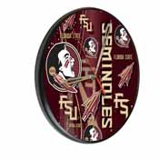 Florida State Digitally Printed Wood Clock by the Holland Bar Stool Co., WClkPBlkFlorSt