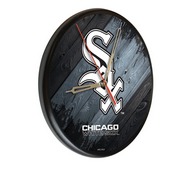 Chicago White Sox 13" Solid Wood Clock, WClkPBlkMLBWSx