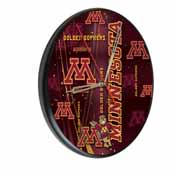 Minnesota Digitally Printed Wood Clock by the Holland Bar Stool Co., WClkPBlkMinnUn