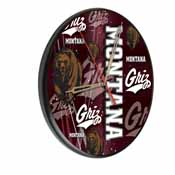 Montana Digitally Printed Wood Clock by the Holland Bar Stool Co., WClkPBlkMontUn