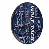 Nevada Digitally Printed Wood Clock by the Holland Bar Stool Co., WClkPBlkNevaUn