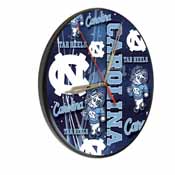 North Carolina Digitally Printed Wood Clock by the Holland Bar Stool Co., WClkPBlkNorCar