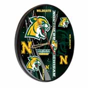 Northern Michigan Digitally Printed Wood Clock by the Holland Bar Stool Co., WClkPBlkNorMic