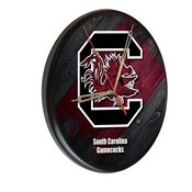 South Carolina Digitally Printed Wood Clock by the Holland Bar Stool Co., WClkPBlkSouCar