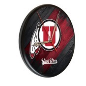 Utah Digitally Printed Wood Clock by the Holland Bar Stool Co., WClkPBlkUtahUn