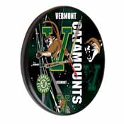 Vermont Digitally Printed Wood Clock by the Holland Bar Stool Co., WClkPBlkVermnt