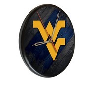 West Virginia Digitally Printed Wood Clock by the Holland Bar Stool Co., WClkPBlkWestVA