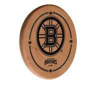 Boston Bruins Laser Engraved Wood Sign by the Holland Bar Stool Co., WSgnLNatBosBru