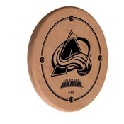 Colorado Avalanche Laser Engraved Wood Sign by the Holland Bar Stool Co., WSgnLNatColAva